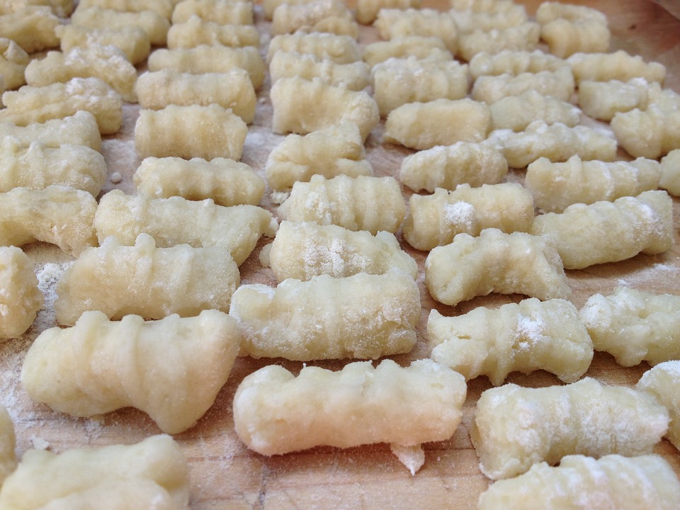 Italian gnocchi ready to be cooked