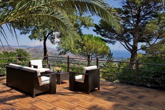 Views from terrace at Villa Scozilia special offer luxury holidays in Sicily Essential Italy