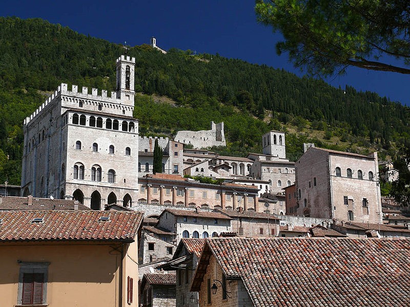Gubbio ancient town to explore on our Umbria villa holidays Essential Italy