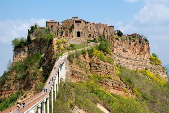 Civita di Bagnoregio, abandoned city in Tuscany, Italy