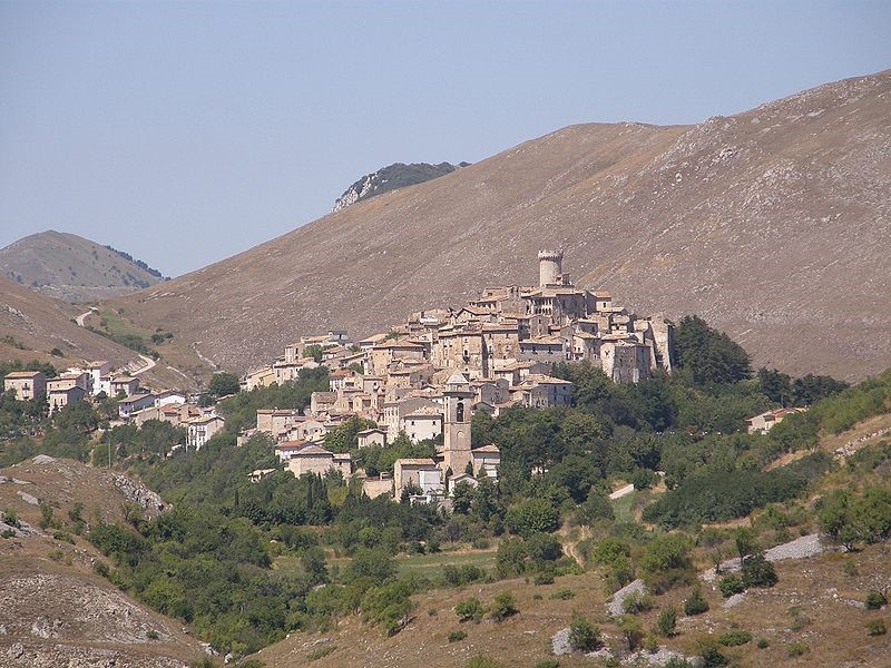 Santo Stefano di Sessario, abandoned city in Abruzzo, Italy