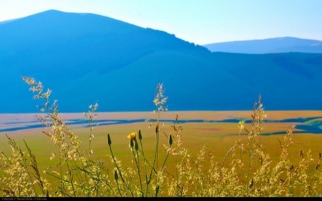 Sunrise at the Valley of Castelluccio di Norcia, Umbria