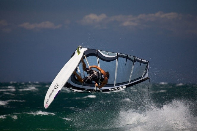 Windsurfing near our luxury villas to rent in Italy