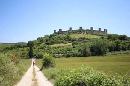 Via Francegina ancient pilgrim road near our villas in Tuscany