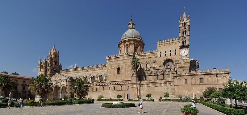 Palermo Cathedral near our villas, apartments and hotels in Sicily