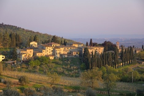 Village in the Chianti region near Essential Italy luxury villas in Tuscany