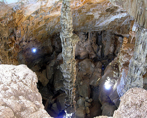 Caves of Ispinigoli near our villas in Sardinia