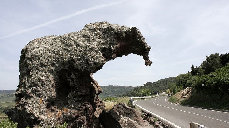 Elephant rock near our Sardinia hotels