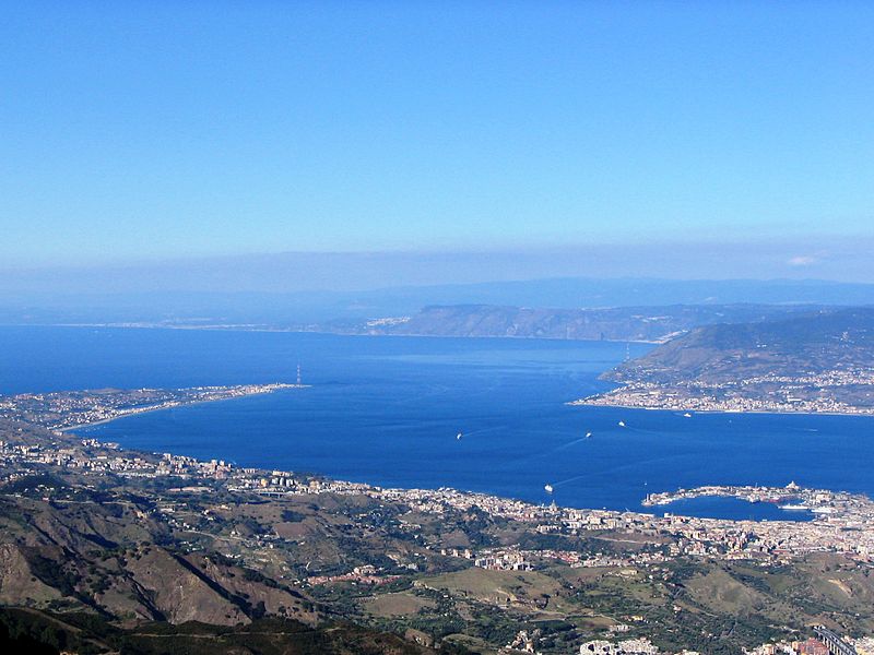 Cross the Strait of Messina to Calabria on your Sicily villa holidays