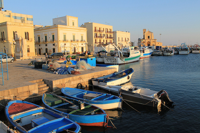 Gallipoli, home of the Feast of Santa Cristina, near the best places to stay in Puglia