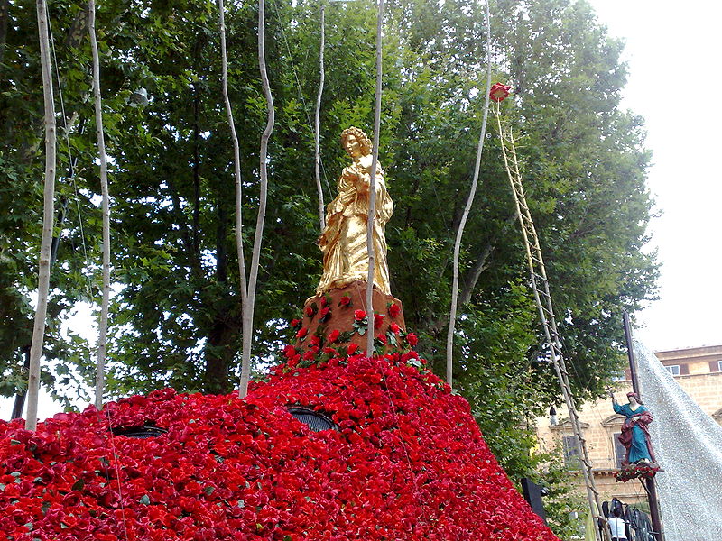 Feast of Santa Rosalia in Palermo, Sicily near our holiday villas