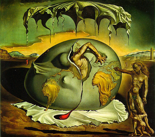 Painting by Salvador Dali appearing at exhibition in Pisa near villas to rent in Italy