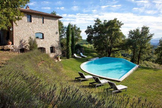 Villas in Italy include stunning villas with pools in Umbria.