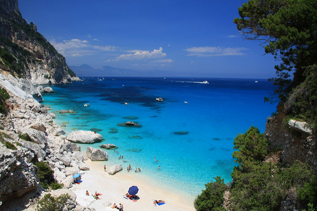 Views over Sardinia beach near our Sardinia luxury villas. 