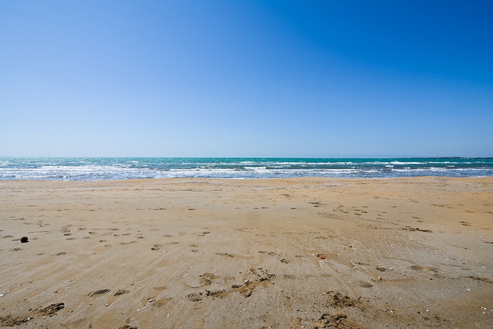 A beach in Sicily, Italy