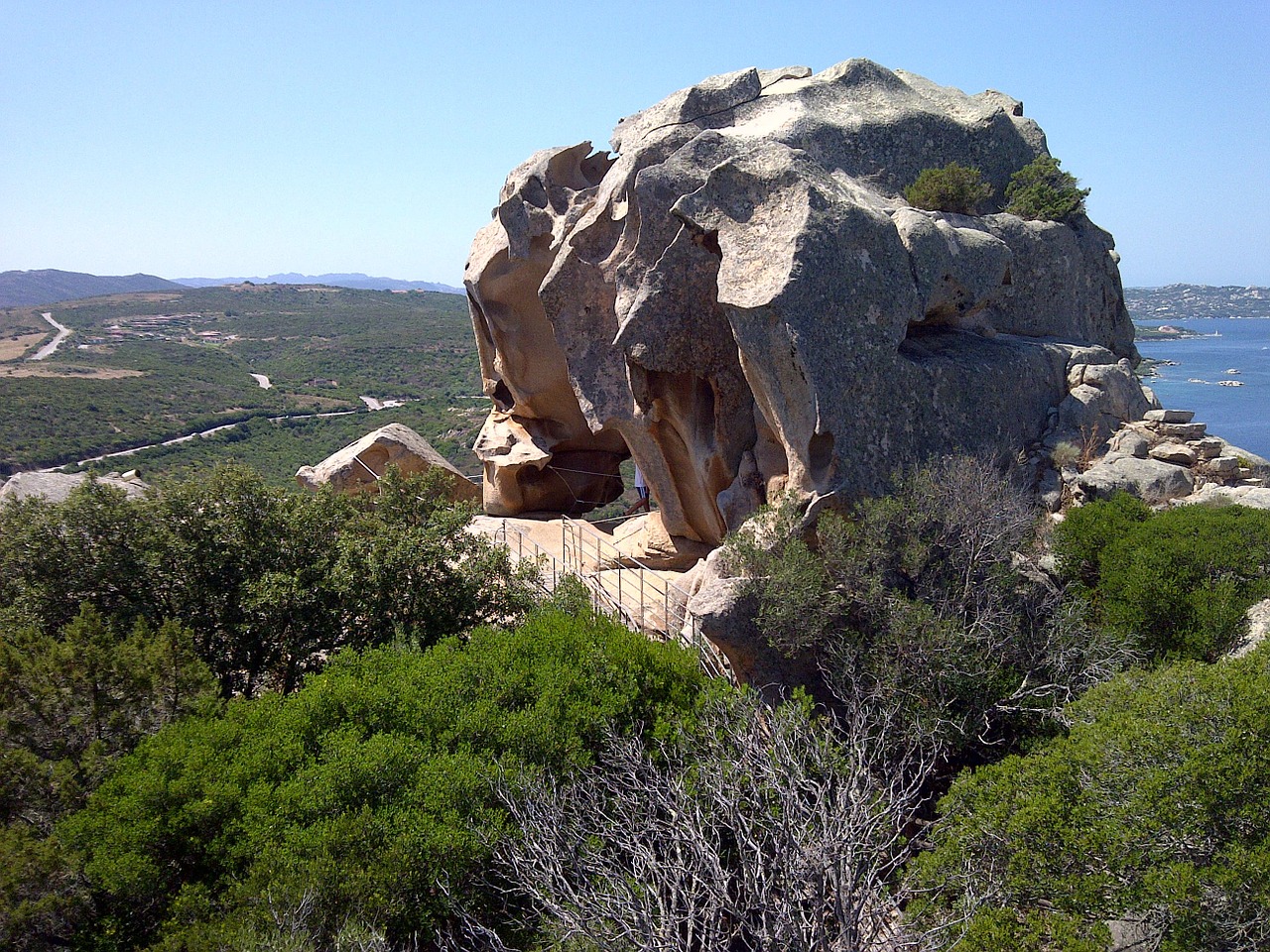 Capo dorso in the sardinian countryside