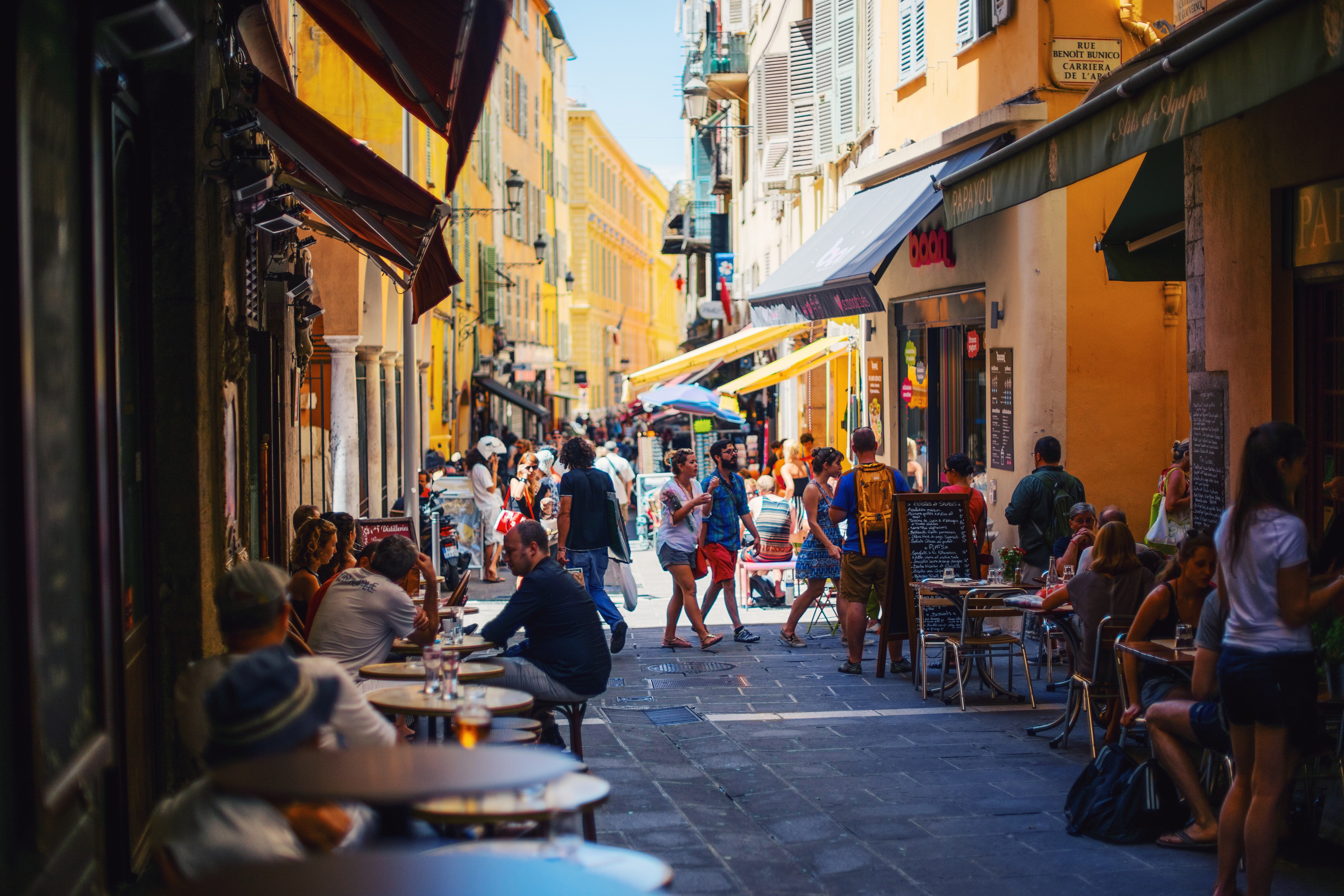 Locals enjoying a day away from their luxury villa in Puglia. 