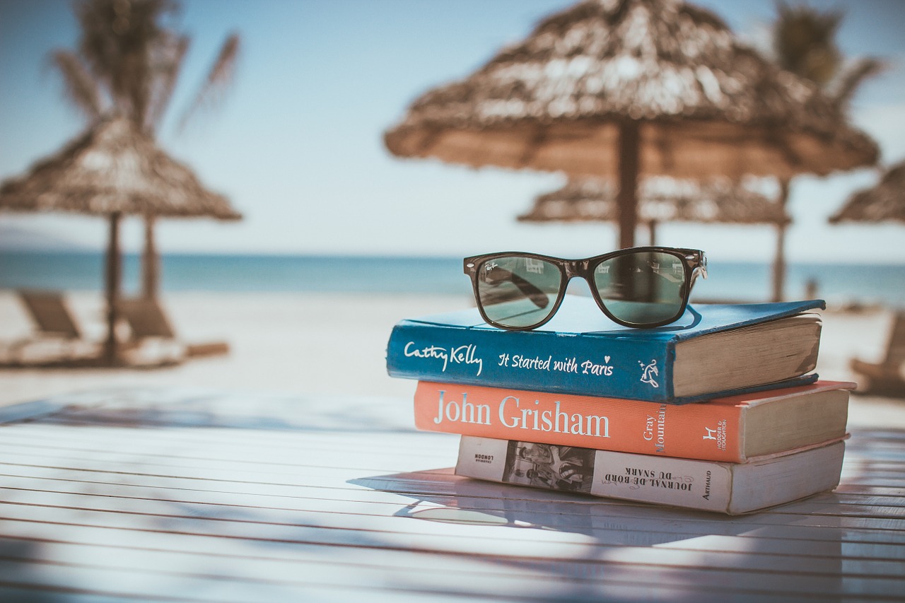 Books to read at the Italian beach. 