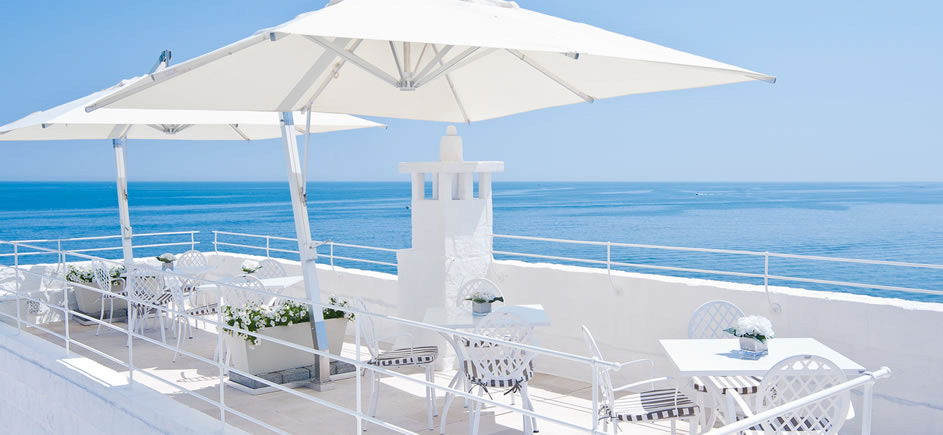 Rooftop view on Puglia hotel, Don Ferrante