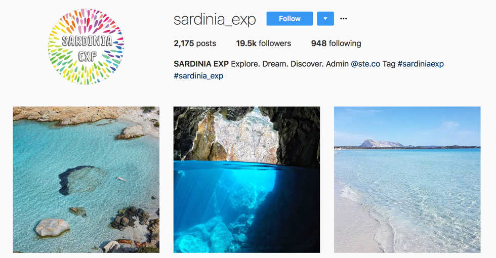 Sardinia instagram