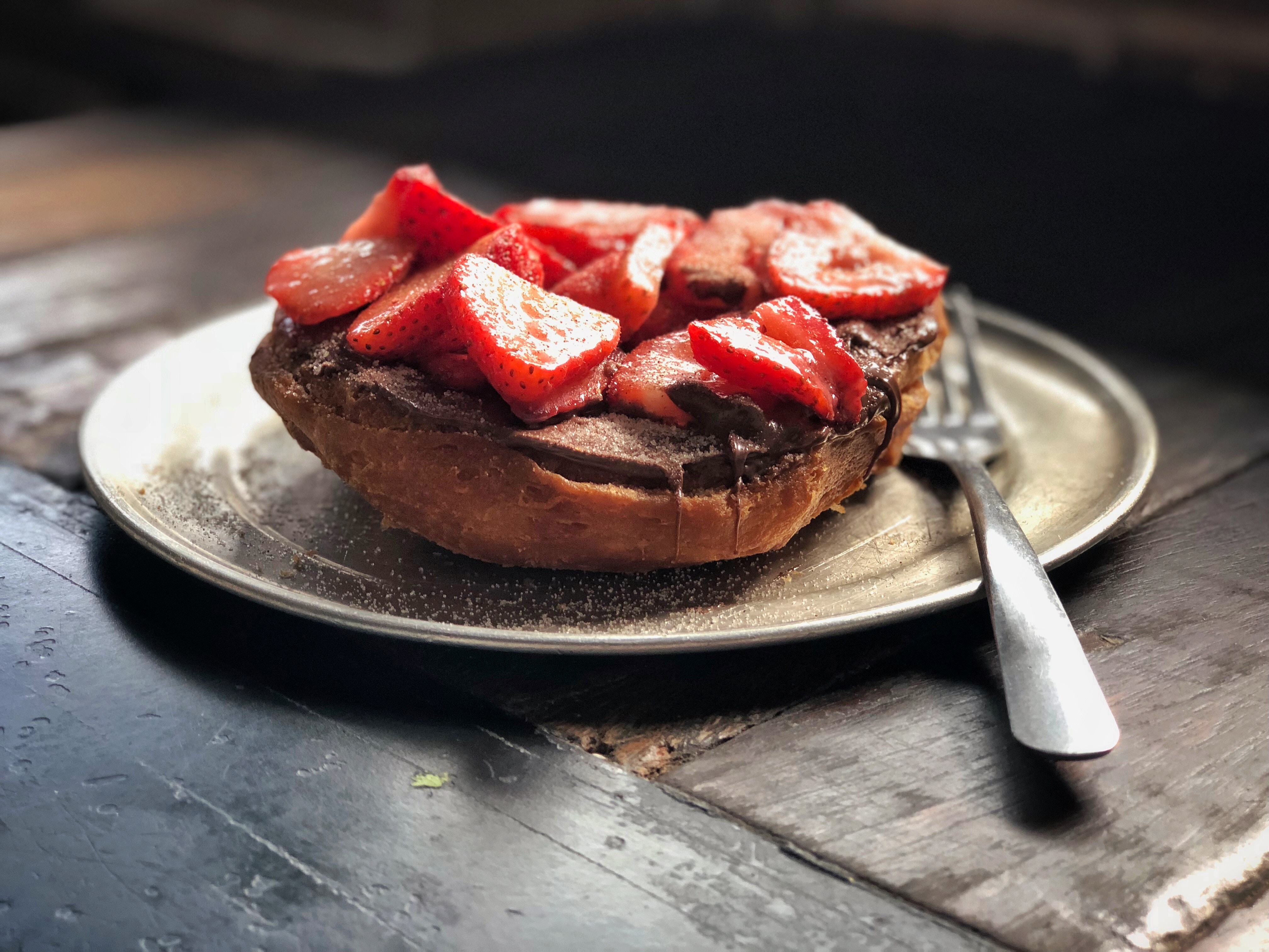 nutella on a pancake