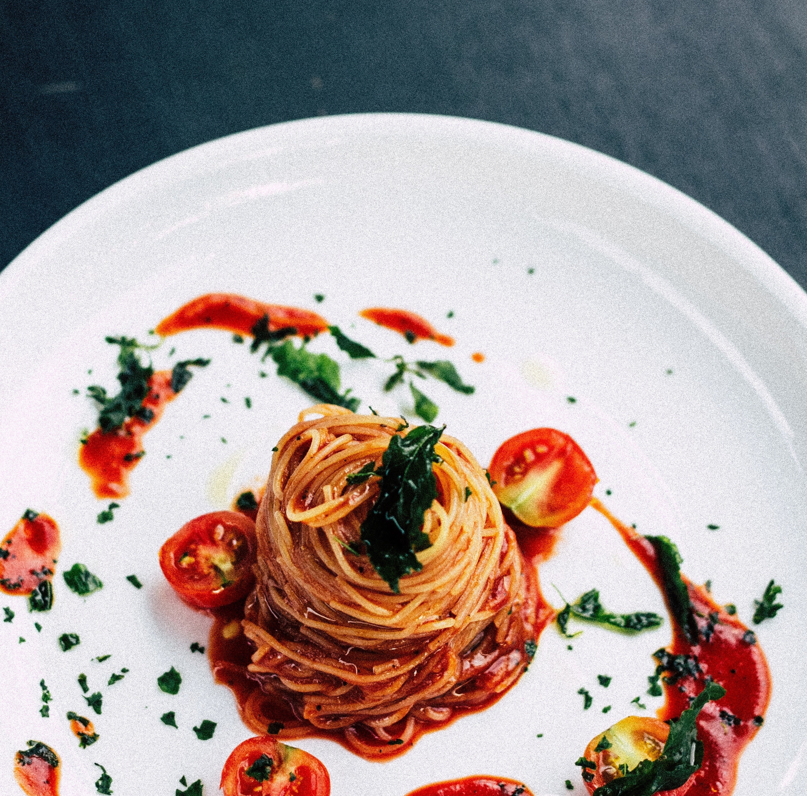 A spaghetti dish made in Italy