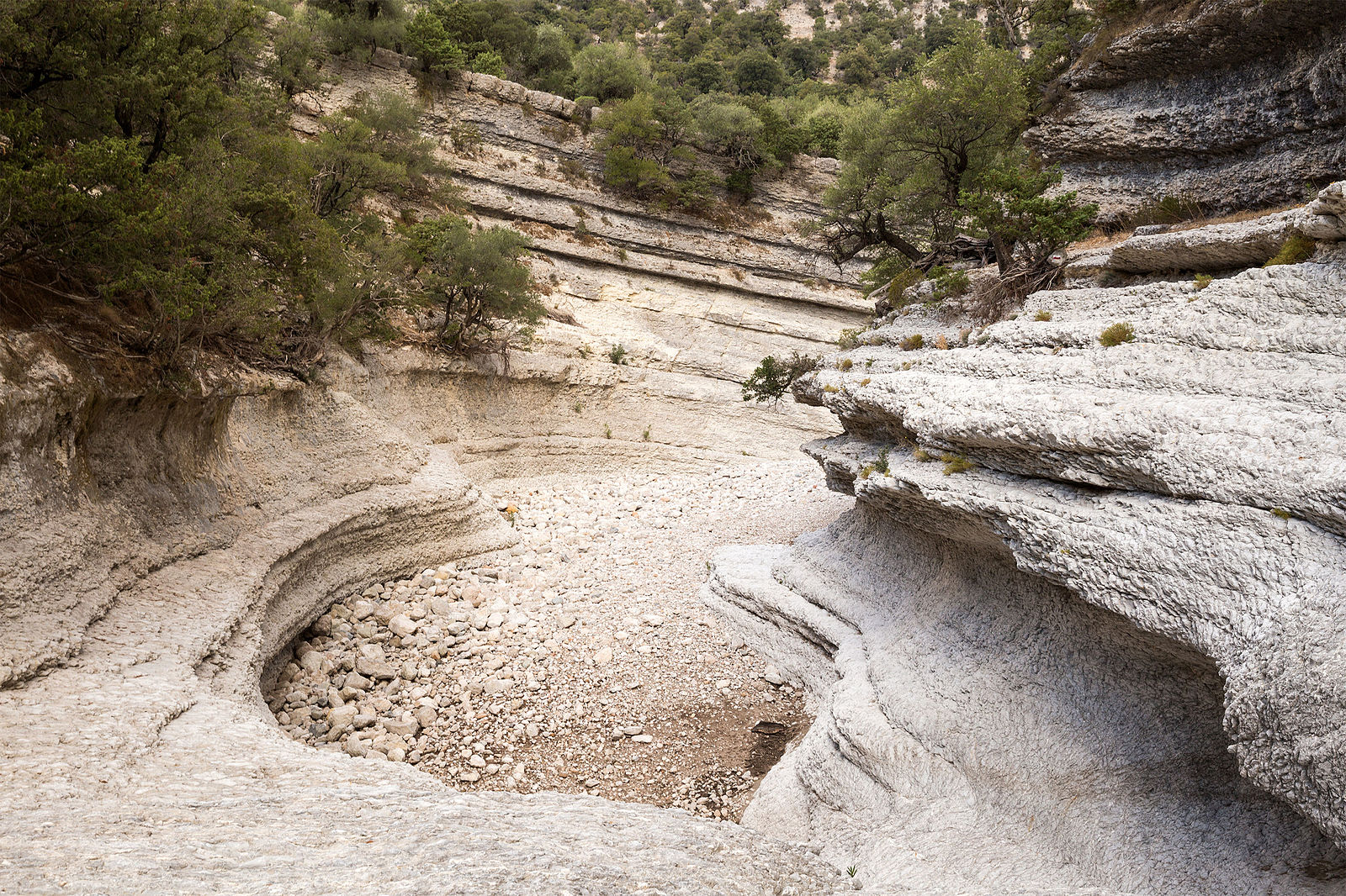 A view of the Gola di Gorropu Gorge in Sardinia