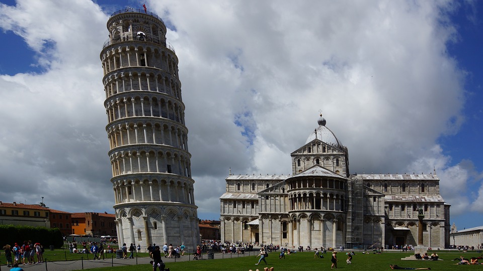 The Leaning tower of Pisa and The Church