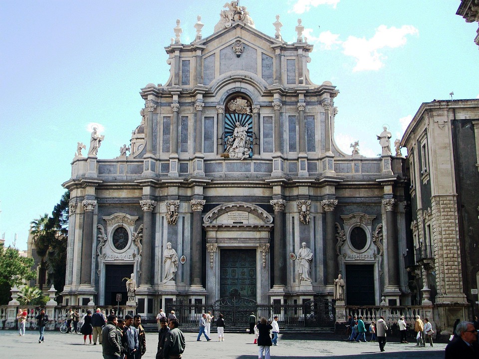 The Cathedral of Santa Agata in Catania, Sicily