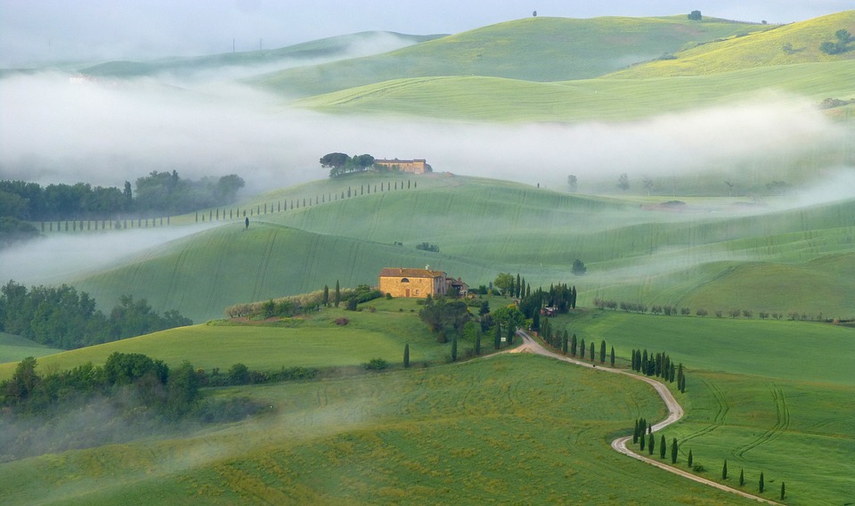 Beautiful countryside in Tuscany 