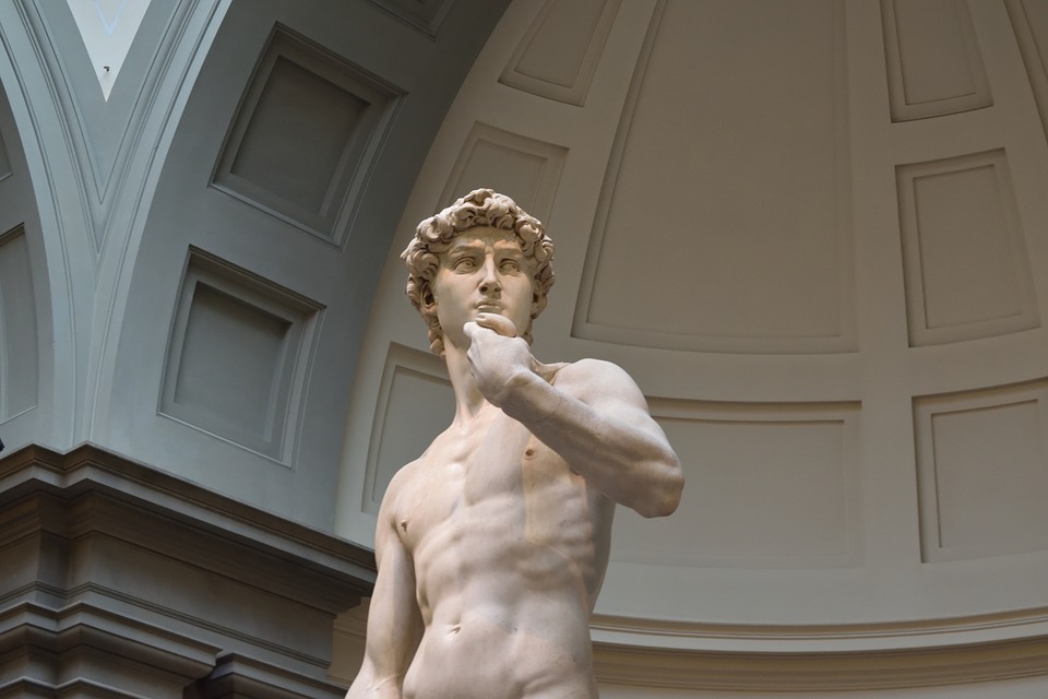 The Statue of David by Michelangelo in Florence, Tuscany