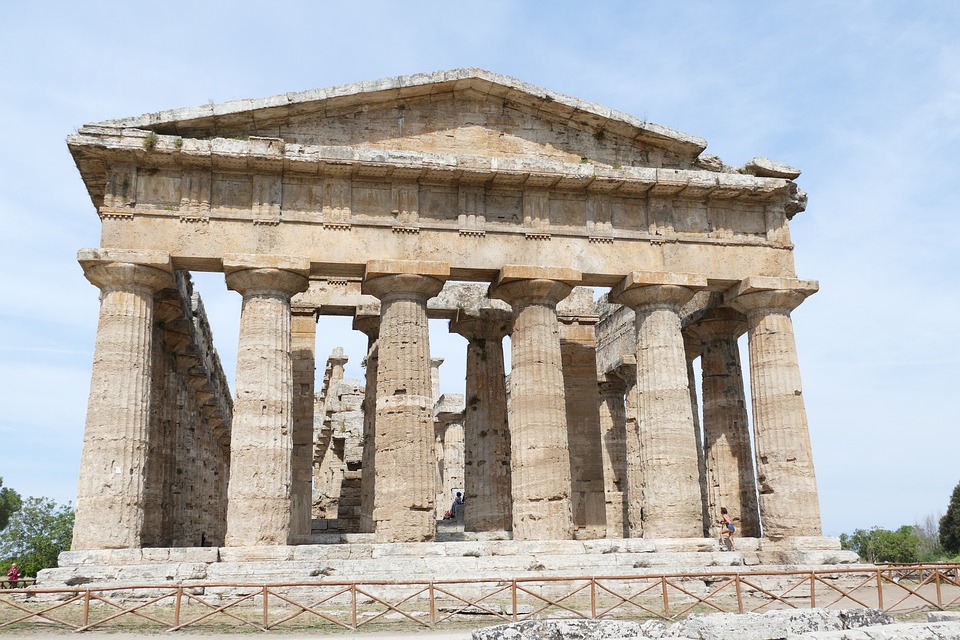 Paestum in Salerno, Italy. 