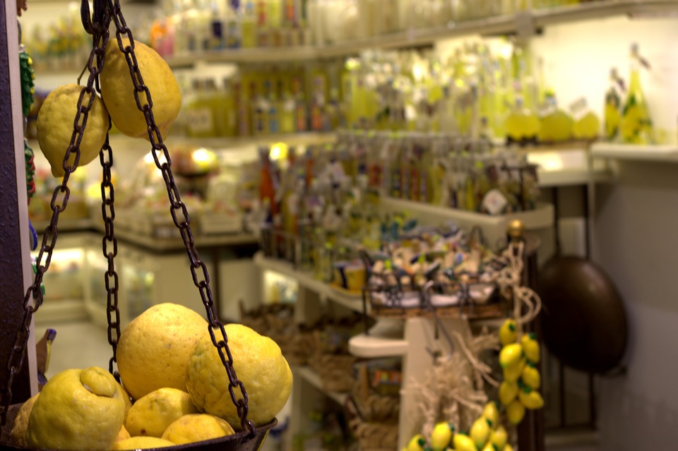 Limoncello in Italy