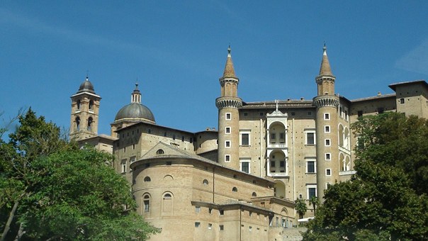 The Palazzo Ducale in Urbino, Italy