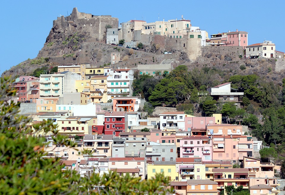 Castelsardo town in Sardinia, Italy